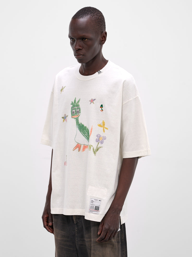 White Leon Kids Graphic Tee (J16TS862-WHITE)