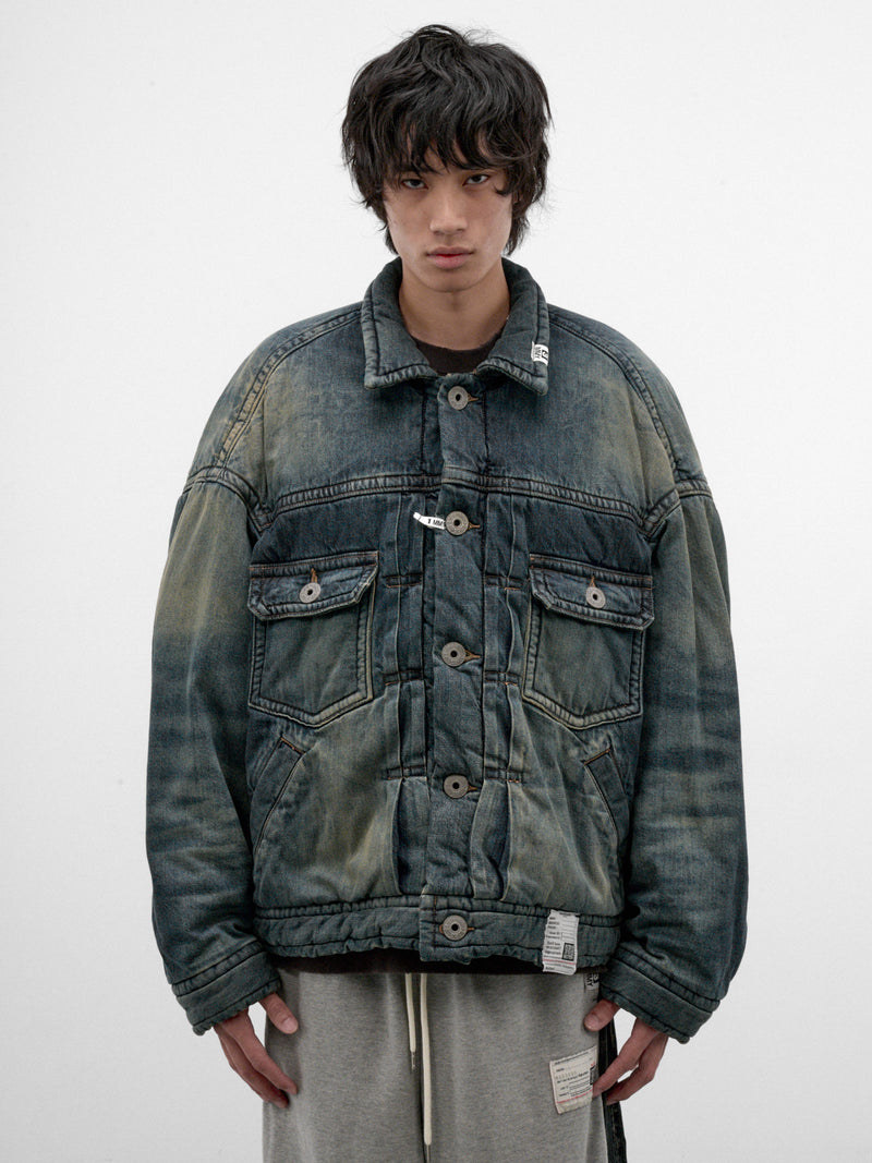 Indigo Padded Denim Jacket (J17BL126-INDIGO)