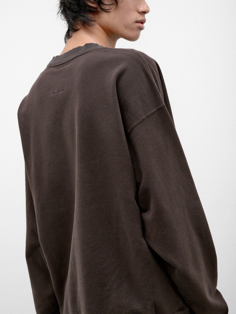 Brown "Don't Tag Me" Sweatshirt (J17P0772-BROWN)