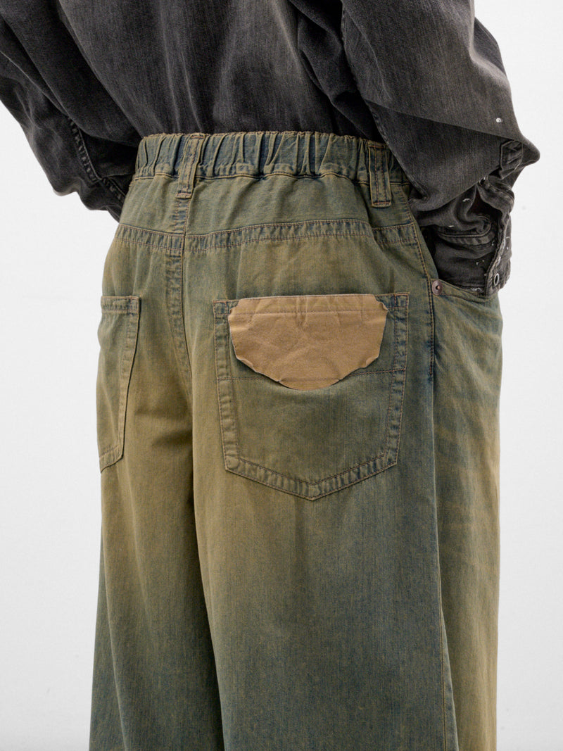 Light Blue Denim Wide Pants (J17PT123-LT-BLUE)