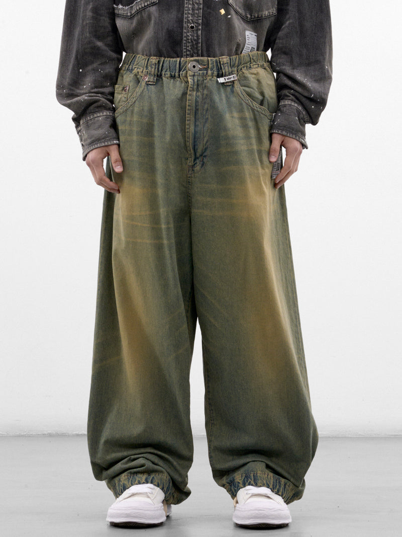 Light Blue Denim Wide Pants (J17PT123-LT-BLUE)