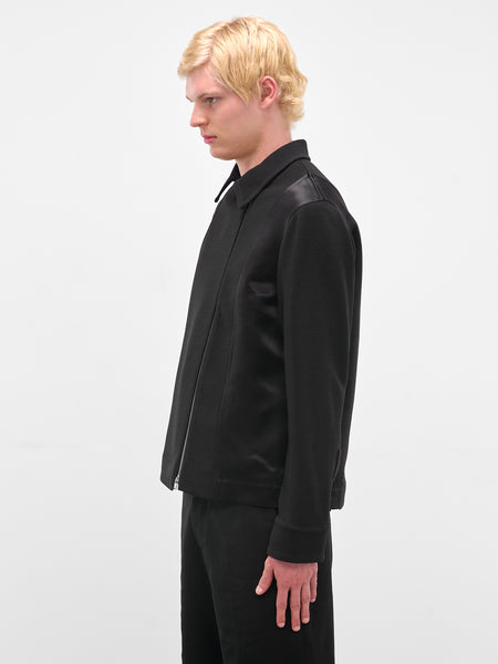 G*a様 short length double-zip blouson 42 G*a様 short length double-zip blouson 42 Men's Black Fleece