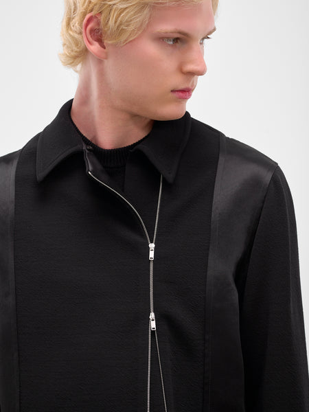 G*a様 short length double-zip blouson 42 G*a様 short length double-zip blouson 42 Men's Black Fleece