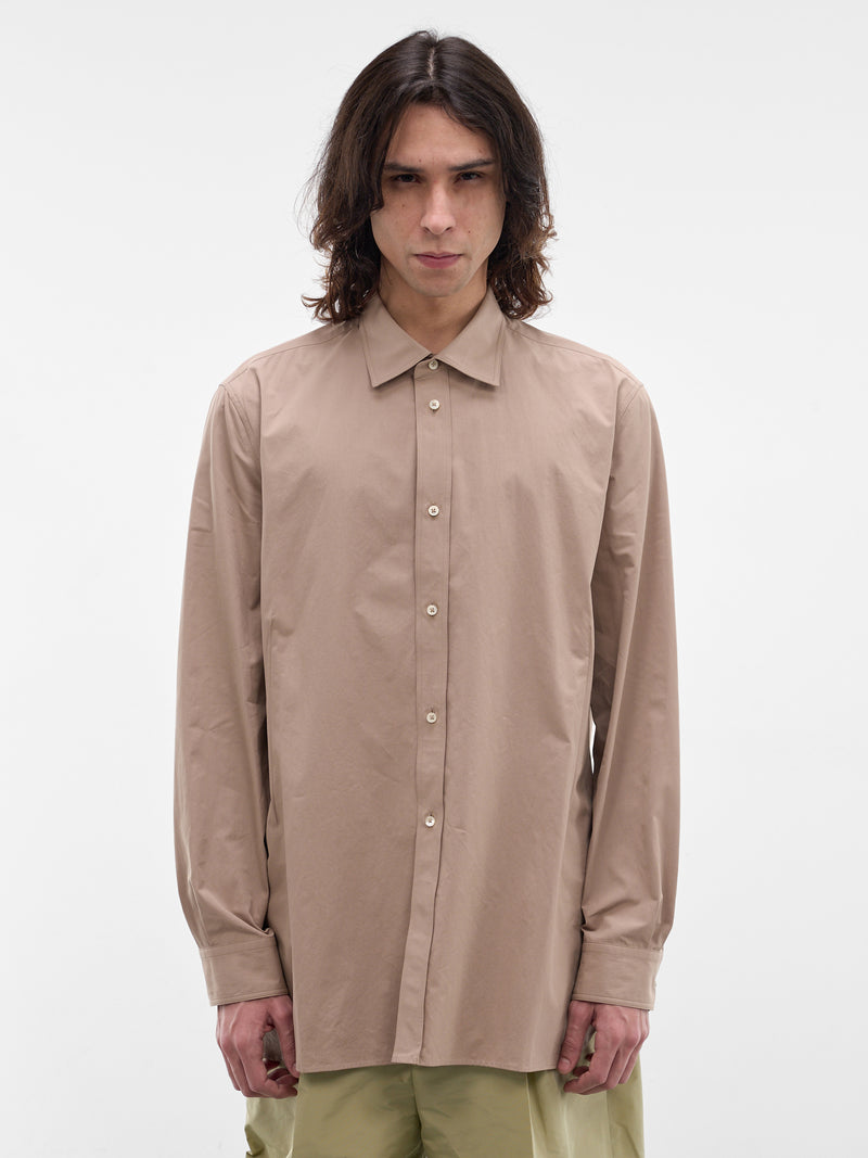 Beige Button-Up Shirt (J21DL0263-J45338-251-BEIGE)