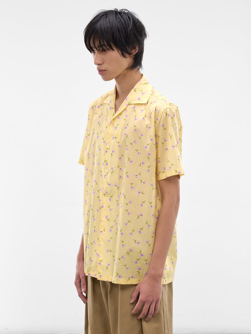 Yellow Floral Short Sleeve Shirt (J21DL0268-J45353-744-YELLOW)