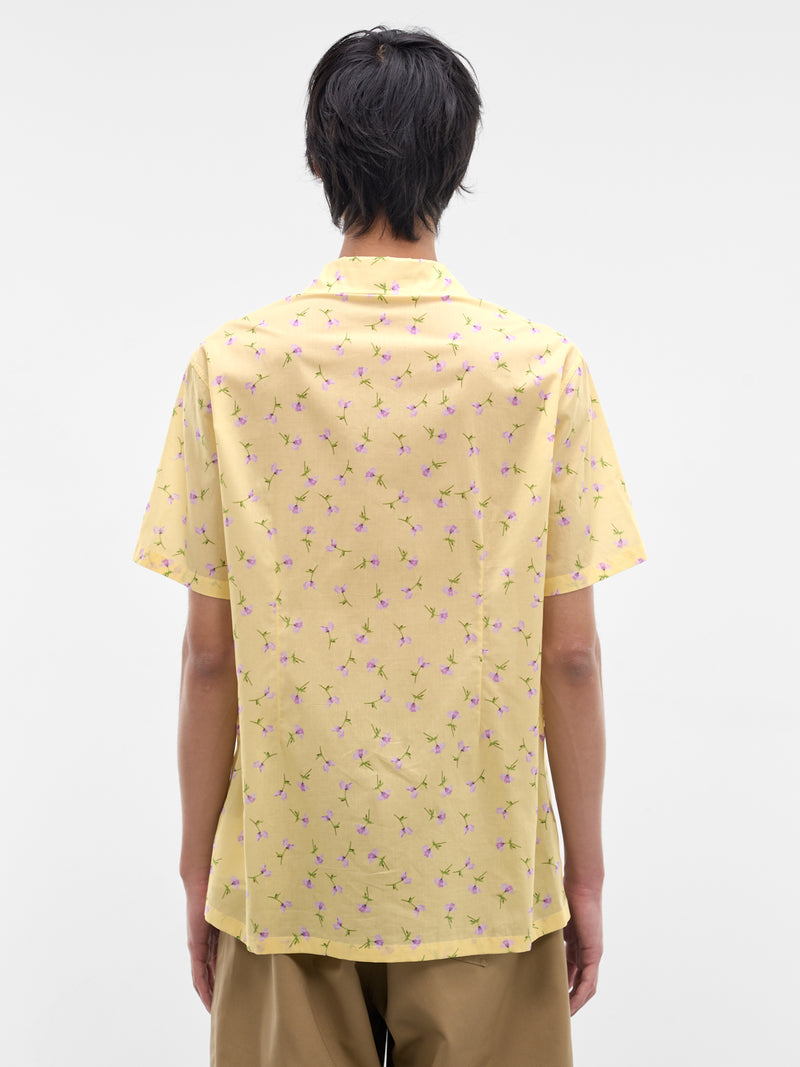 Yellow Floral Short Sleeve Shirt (J21DL0268-J45353-744-YELLOW)
