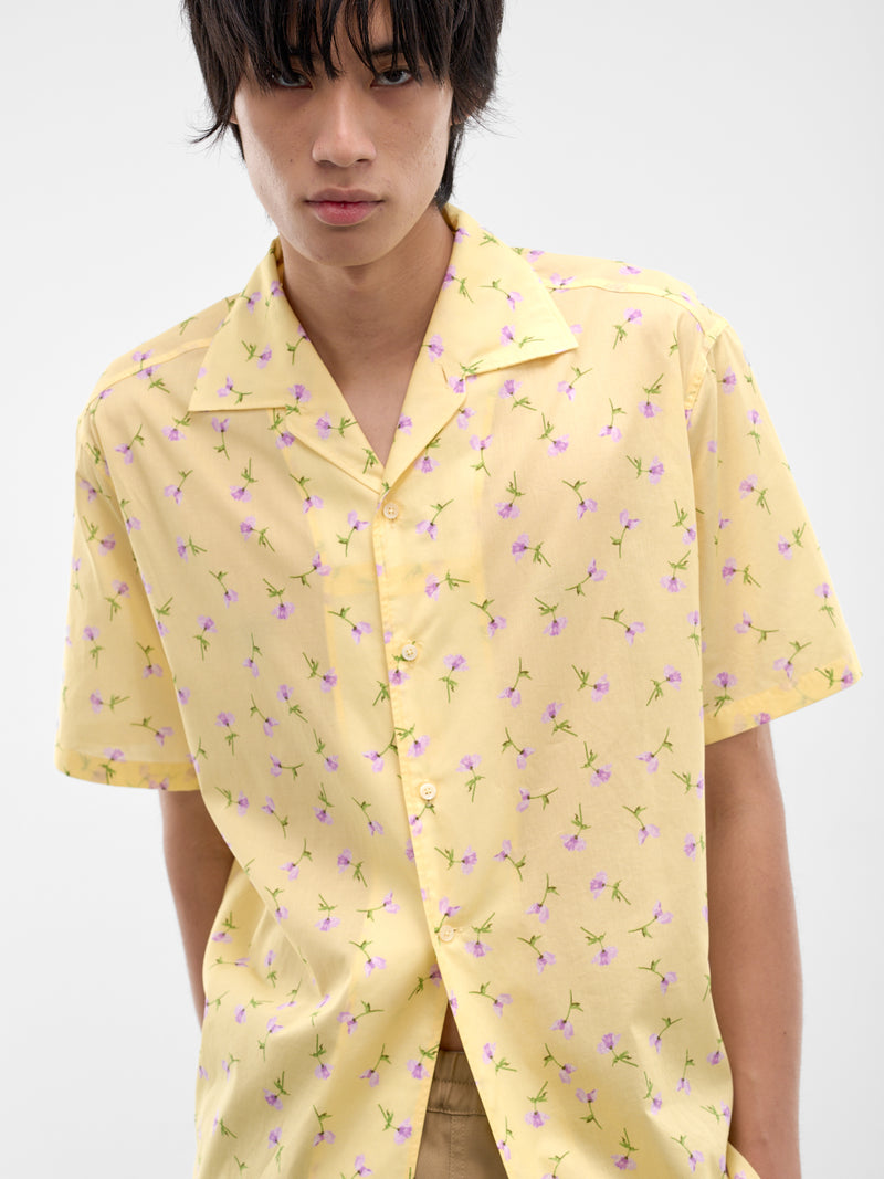 Yellow Floral Short Sleeve Shirt (J21DL0268-J45353-744-YELLOW)