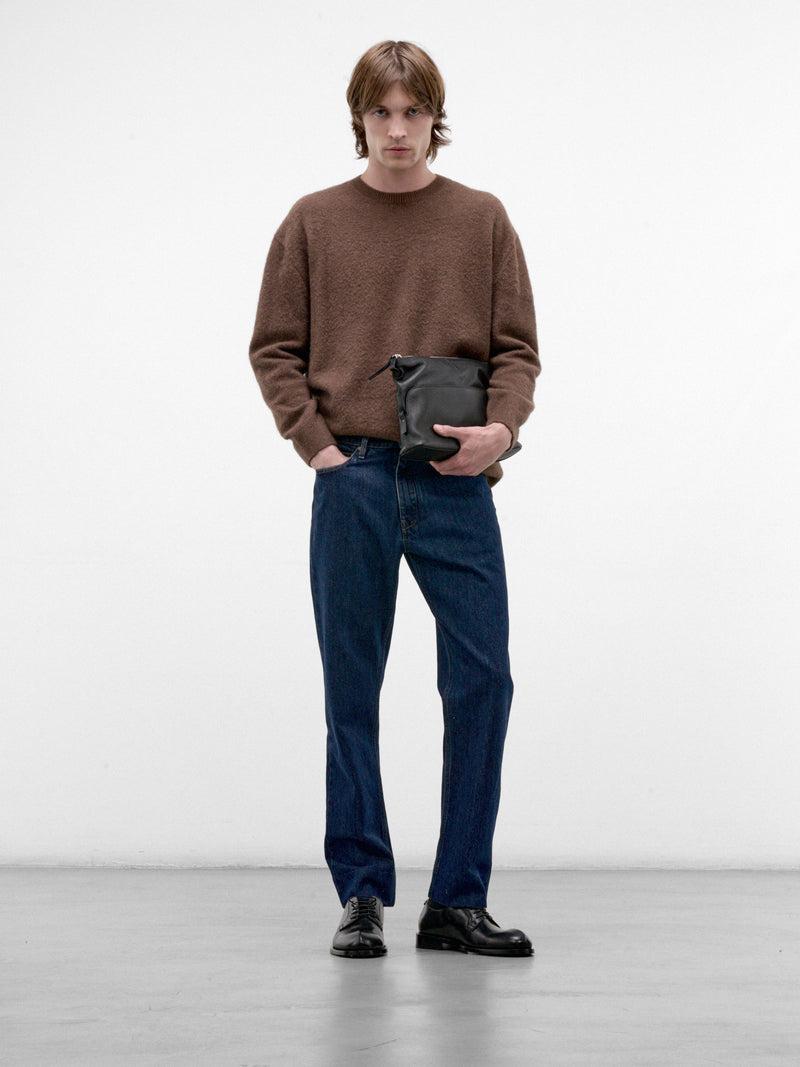 Espresso Wool-Silk Sweater (J21GP0234-J14884-208-ESPRESSO)