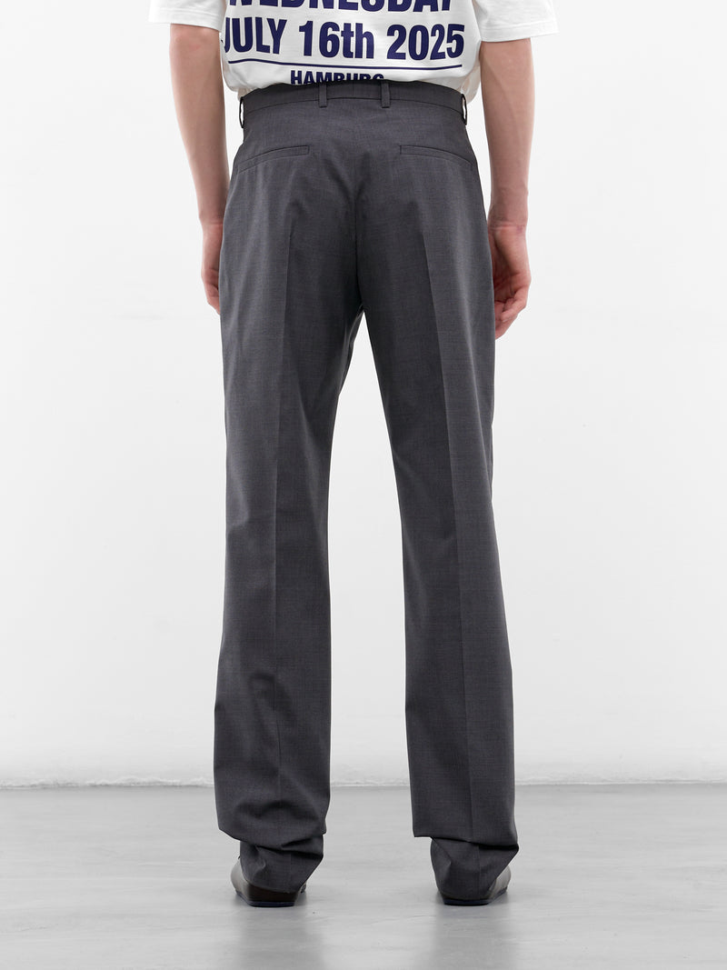 Gray Straight Tailored Trousers (J21KA0328-J40249-GREY)