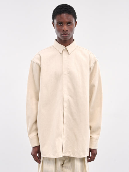 Button Up Shirt (J47DL0160-J45285-OFF-WHITE)