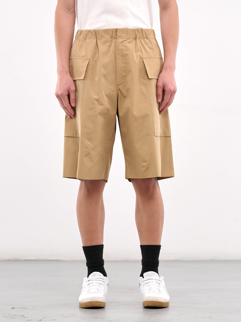 Elasticated Cargo Shorts (J47KA0279-J45292-235-CEREAL)