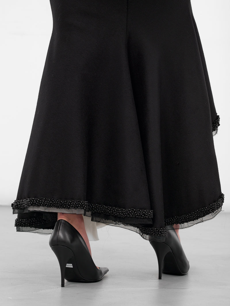Black Silvio Wool Coat (JA19BL-SILVIO-BLACK)