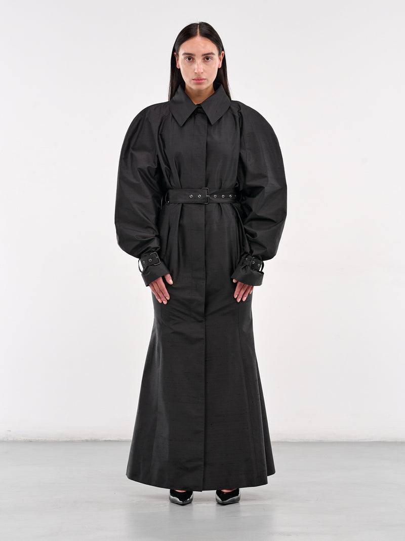 Marq Maxi Coat (JA20BL-MARQ-BLACK)