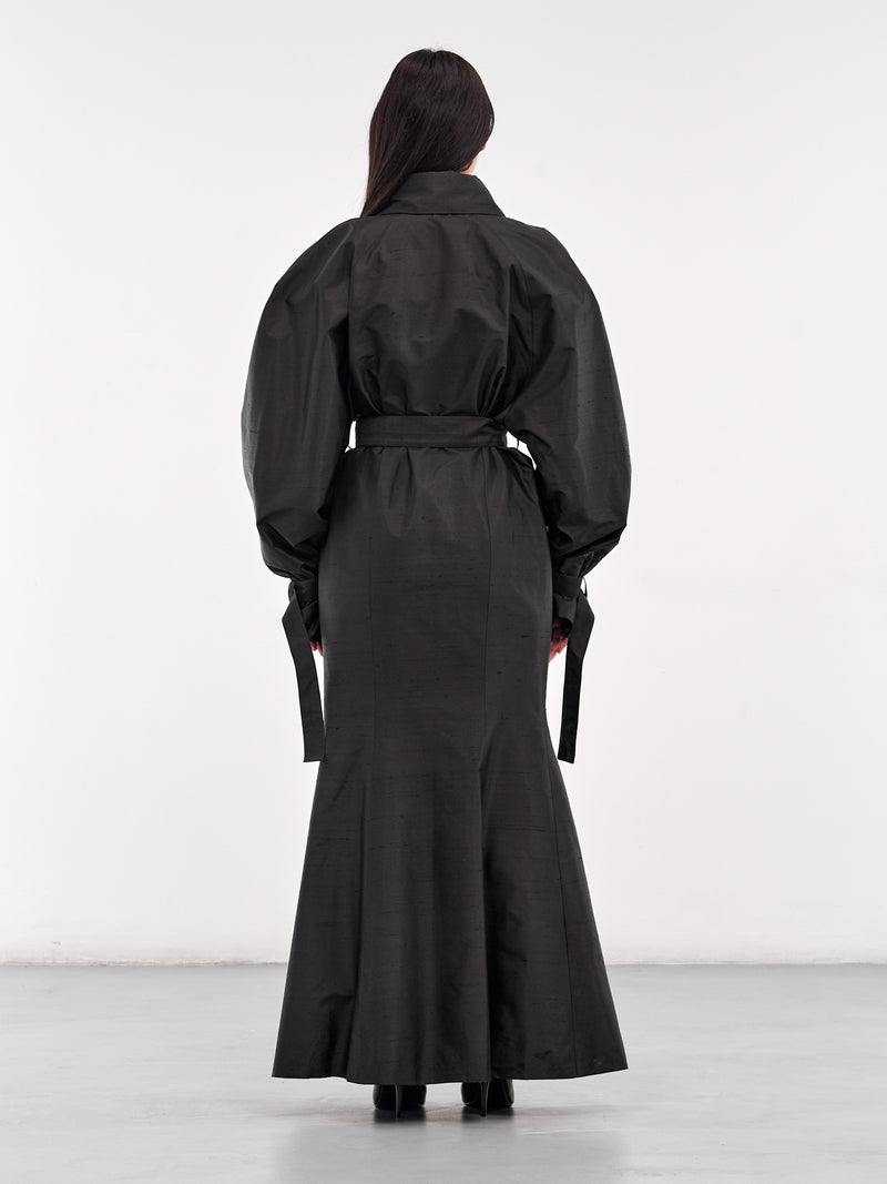Marq Maxi Coat (JA20BL-MARQ-BLACK)