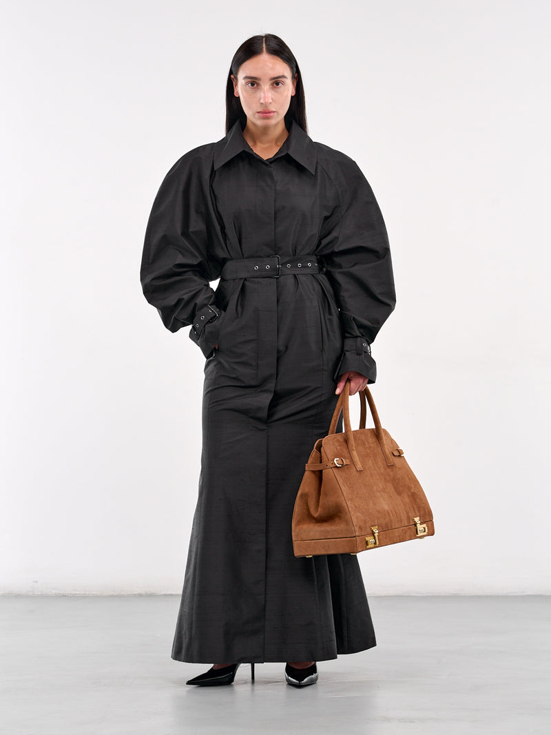 Marq Maxi Coat (JA20BL-MARQ-BLACK)