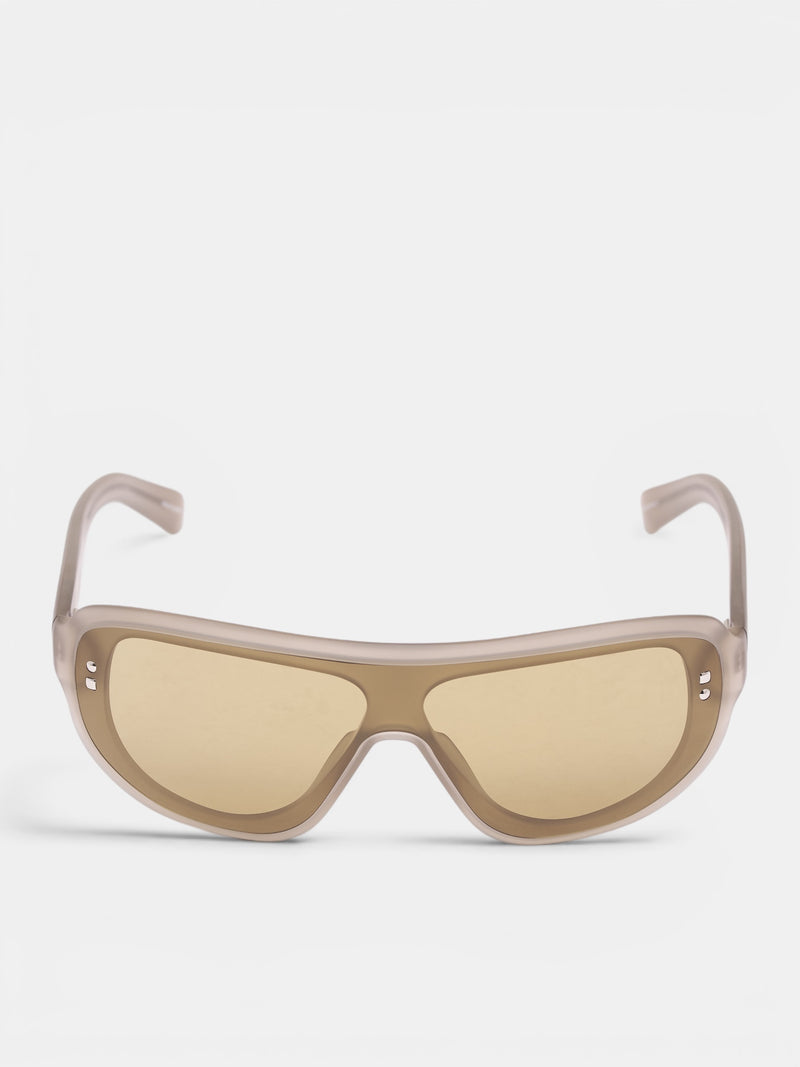 Linda Farrow x Jacquemus Havana Sunglasses (JAC225C2SUN-SANDED-SMOKE-SILVE)