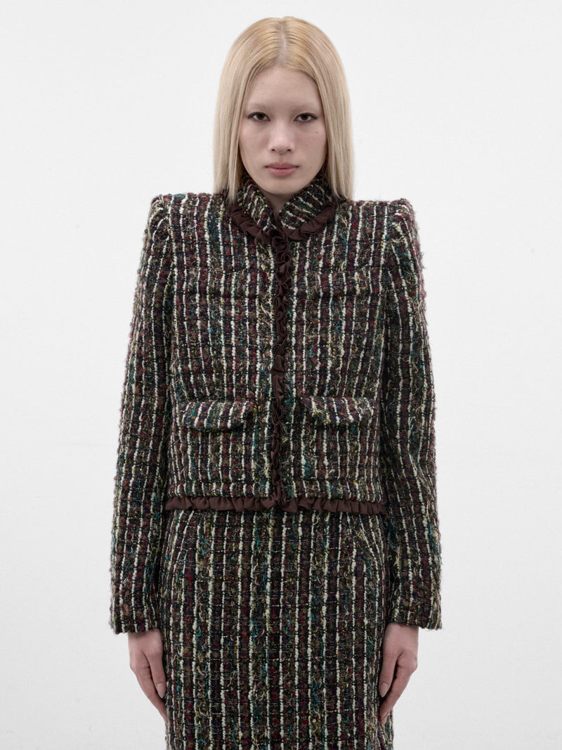 Wool Jackie O Blazer (JACKIE-O-BLAZER-MULTI)