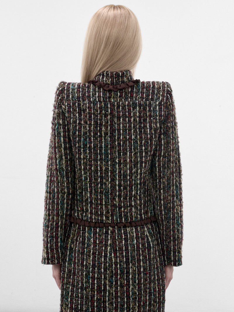 Wool Jackie O Blazer (JACKIE-O-BLAZER-MULTI)