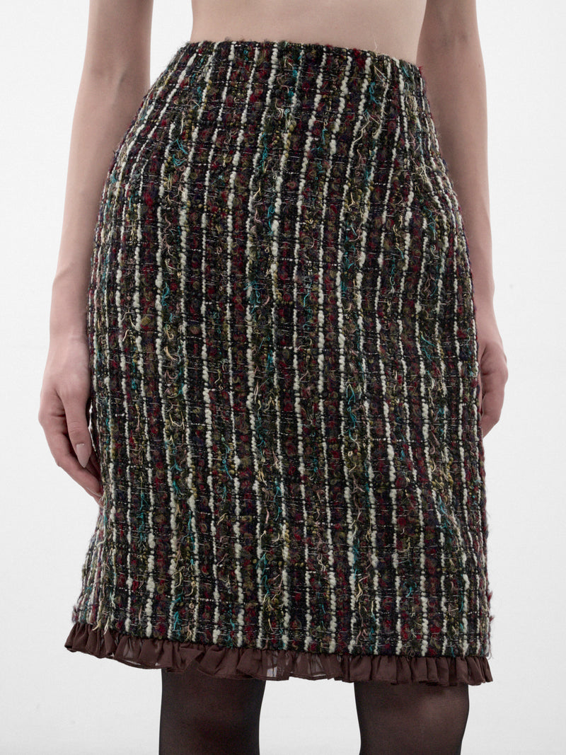 Wool Jackie O Pencil Skirt (JACKIE-O-PENCIL-MULTI)
