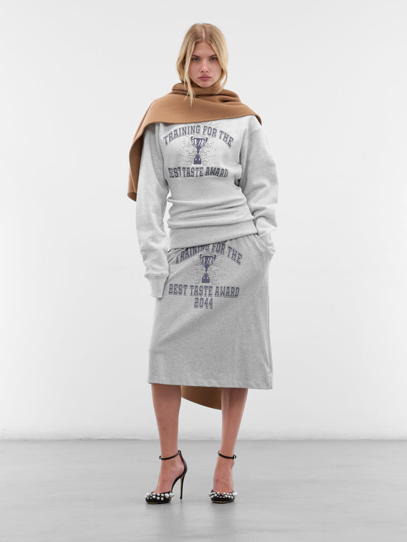 Gray Johanna Sweatshirt Skirt (JOHANNA-GREY)