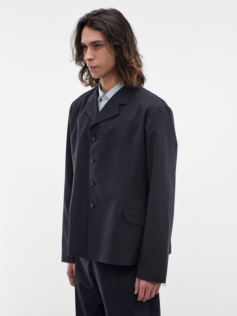 Black Boxy Blazer (JB21BN0232-J40249-402-BLUE)