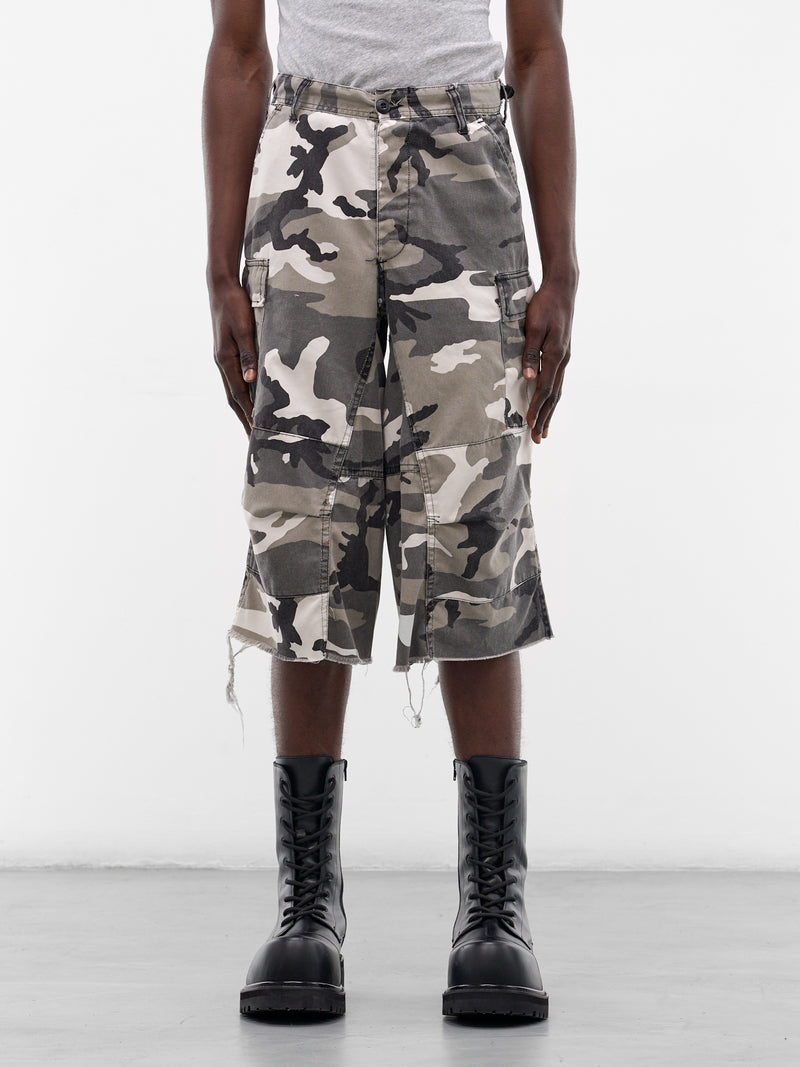 Snow Camo Cargo NBHD Shorts (JJ-002-19-SNOW-CAMO)