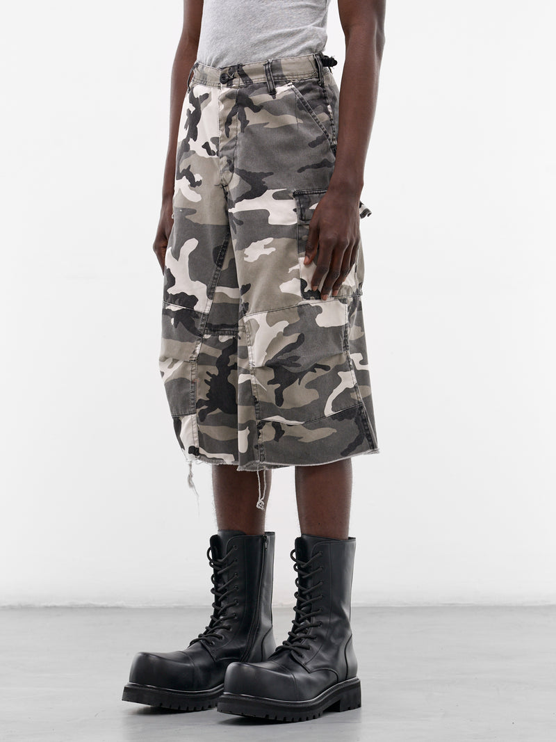 Snow Camo Cargo NBHD Shorts (JJ-002-19-SNOW-CAMO)
