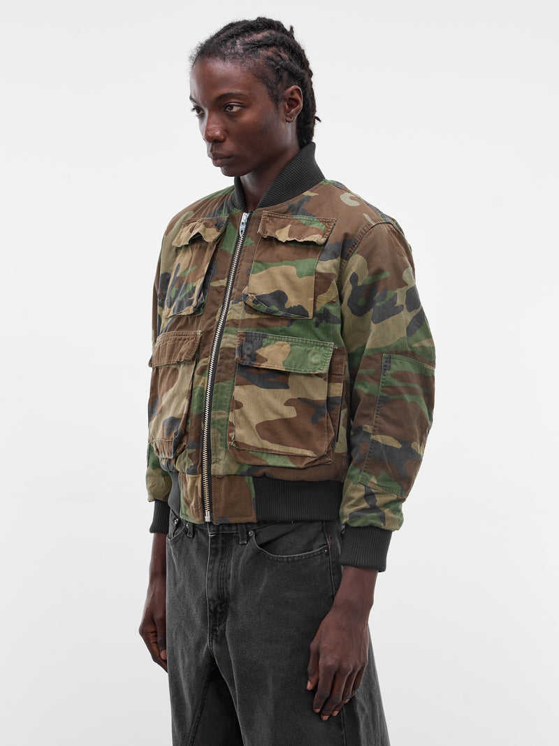 Woodland Camo Bomber Jacket (JJ-002-35-WOODLAND-CAMO)