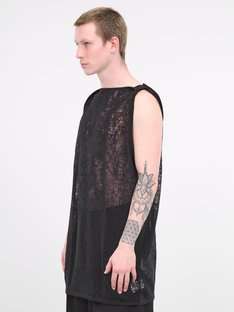 Spider Web Tank Top (JJ1014-BLACK)