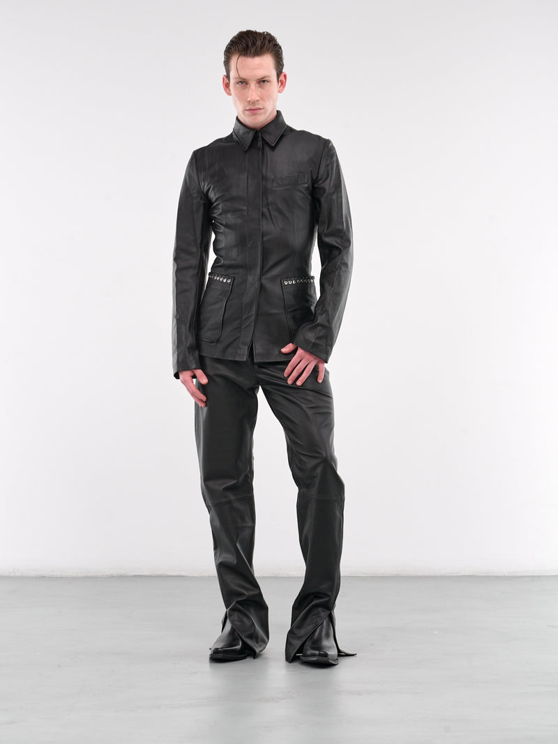 Gail Leather Jacket (JK006-M-LEA-BLACK)