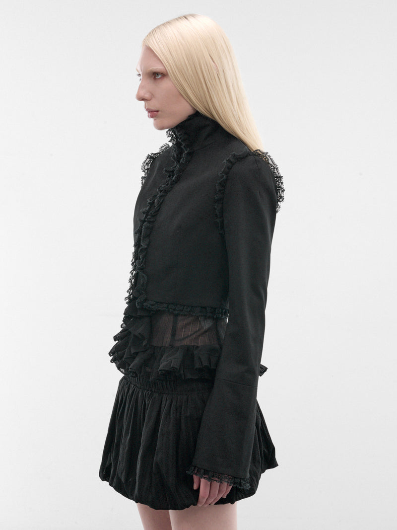 LUDOVIC DE SAINT SERNIN Twill Odile Jacket | H.Lorenzo - side