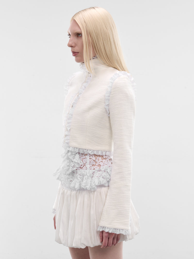 LUDOVIC DE SAINT SERNIN Linen Odile Jacket | H.Lorenzo - side