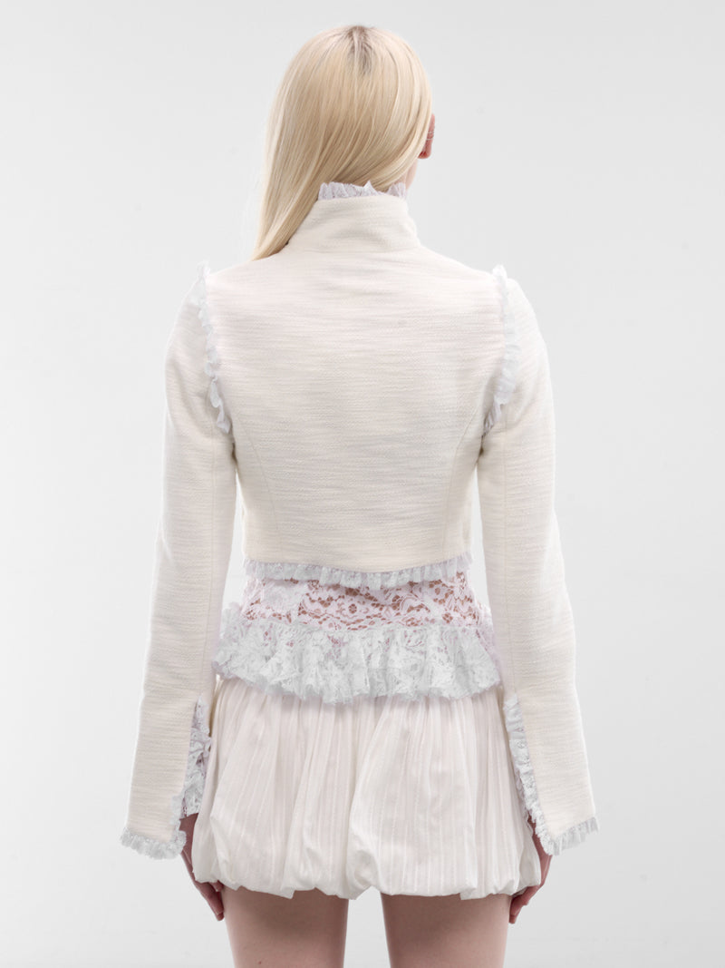 LUDOVIC DE SAINT SERNIN Linen Odile Jacket | H.Lorenzo - back