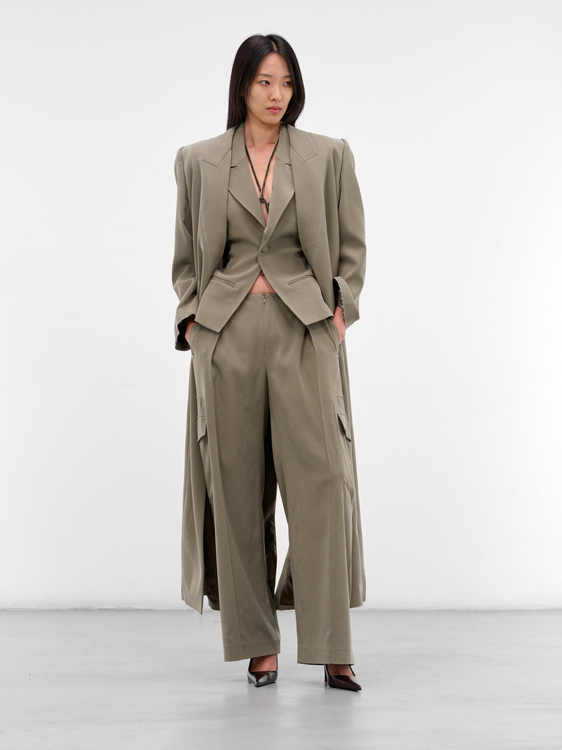 Gray Tailored Blazer Vest (JK15C2GR570-GR70-BEAN-PASTE)