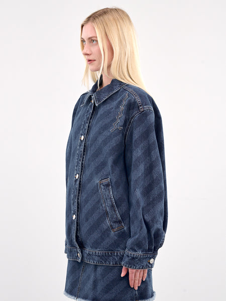 ✅激レア美品LサイズBLUES JK /JACKET.COTTON.DENIM Diagonal Denim Jacket (JKJD0346S0-USCX36-BLUE)