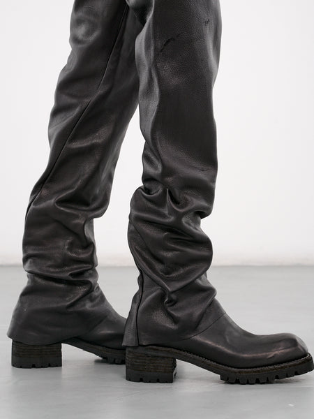 アルモンテ様　JCAESAR LEATHER TIE JCAESAR STUDIO leather tie black | AIsance