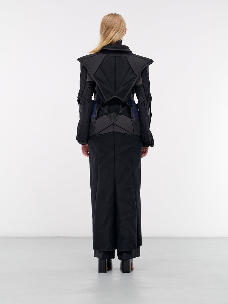 Padded Maxi Coat (JN-C016-051-BLACK-NAVY)