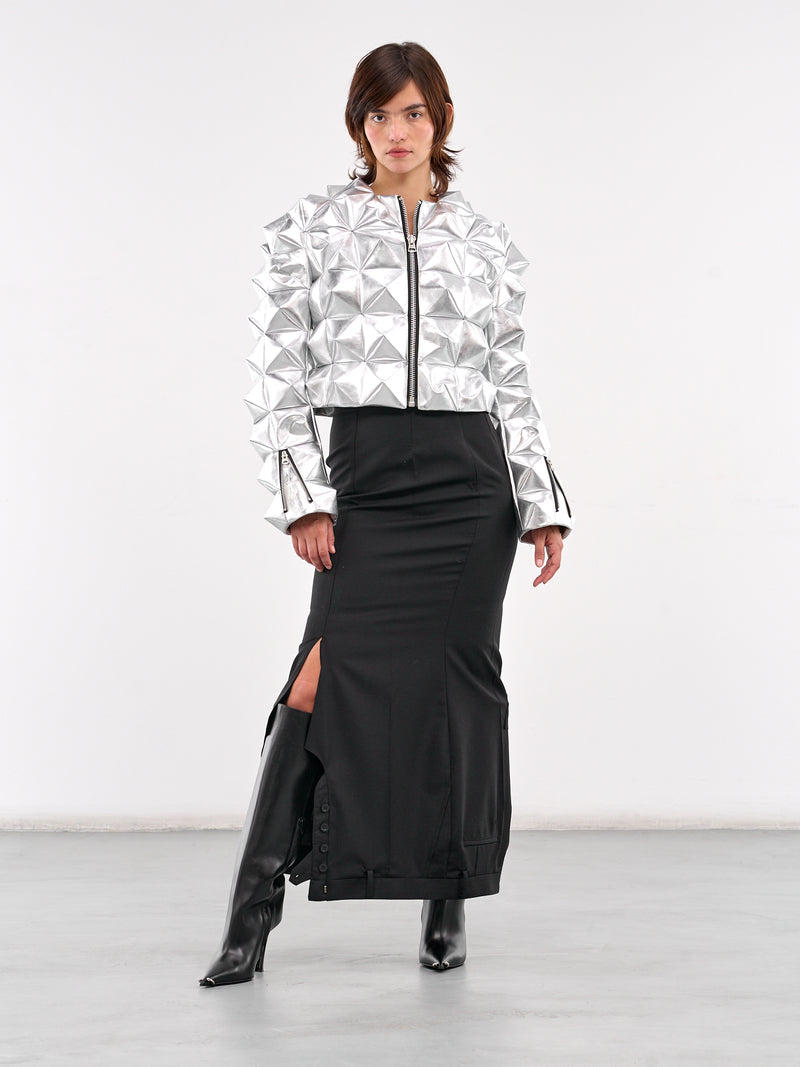 Deconstructed Trousers Skirt (JO-S007-S25-BLACK)