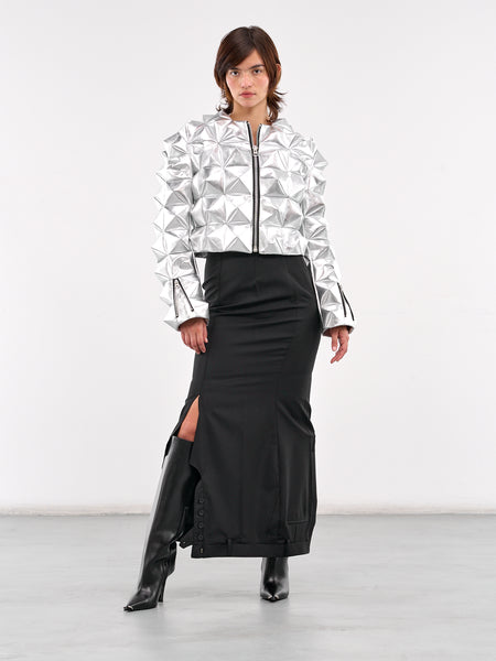 Reflective Spike Jacket (JO-J017-SILVER)