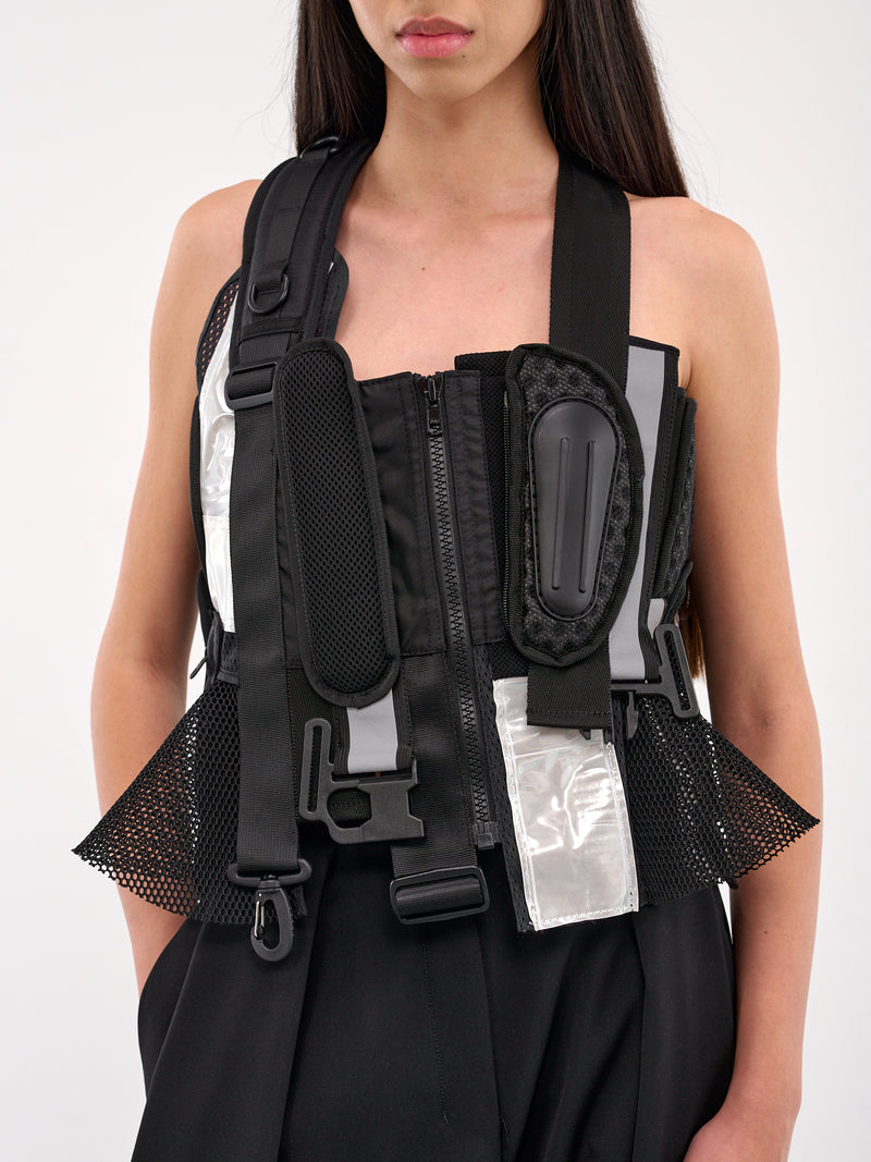 Black Tactical Utility Vest (JO-V002-S25-BLACK)