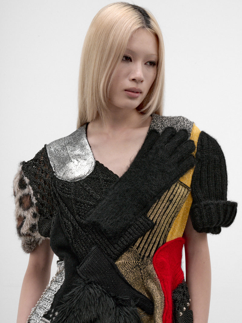 Multi-Color Patchwork Knit Sweater (JR-N020-W26-MULTI)