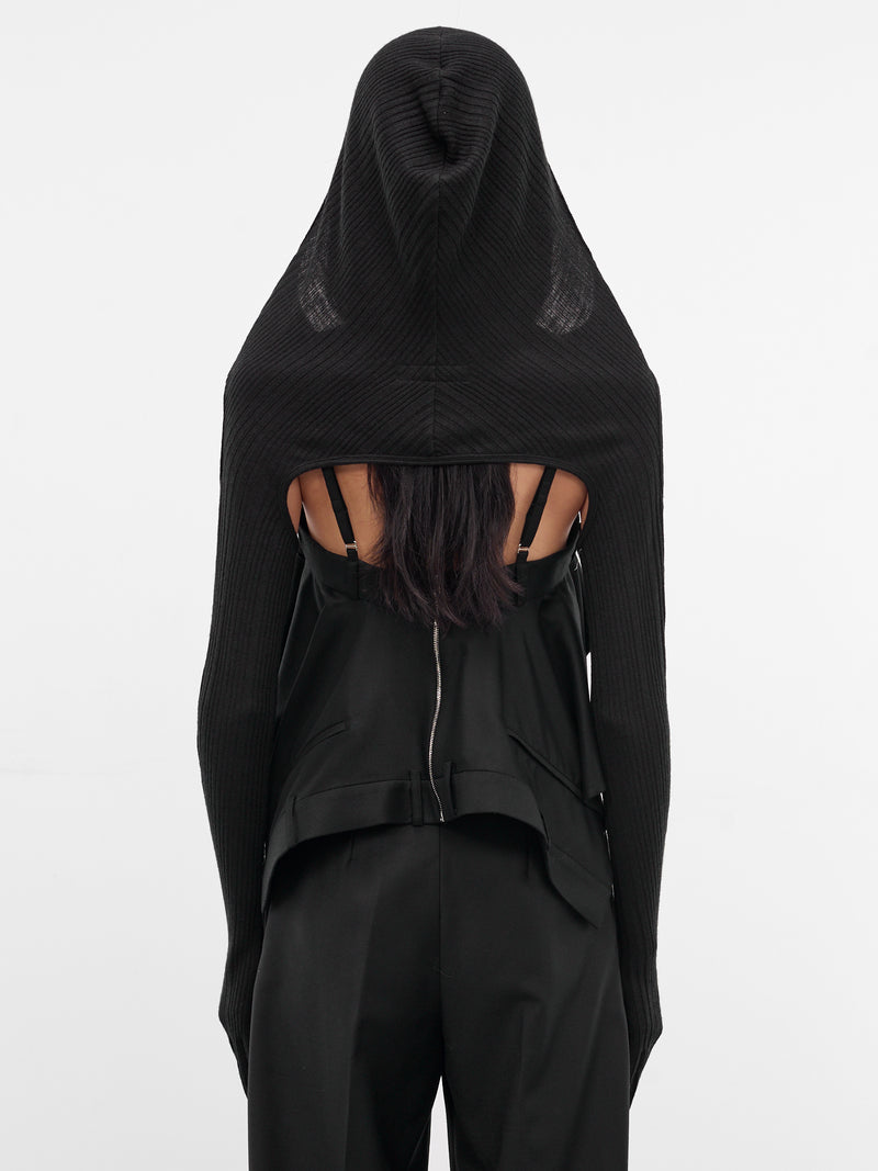 Black Gloved Bolero Jacket (JS05-BLACK)