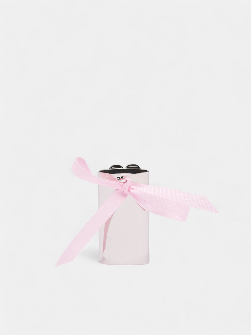 Pink 925 Silver Lighter Holder Earrings (JW09-SILVER-PINK)