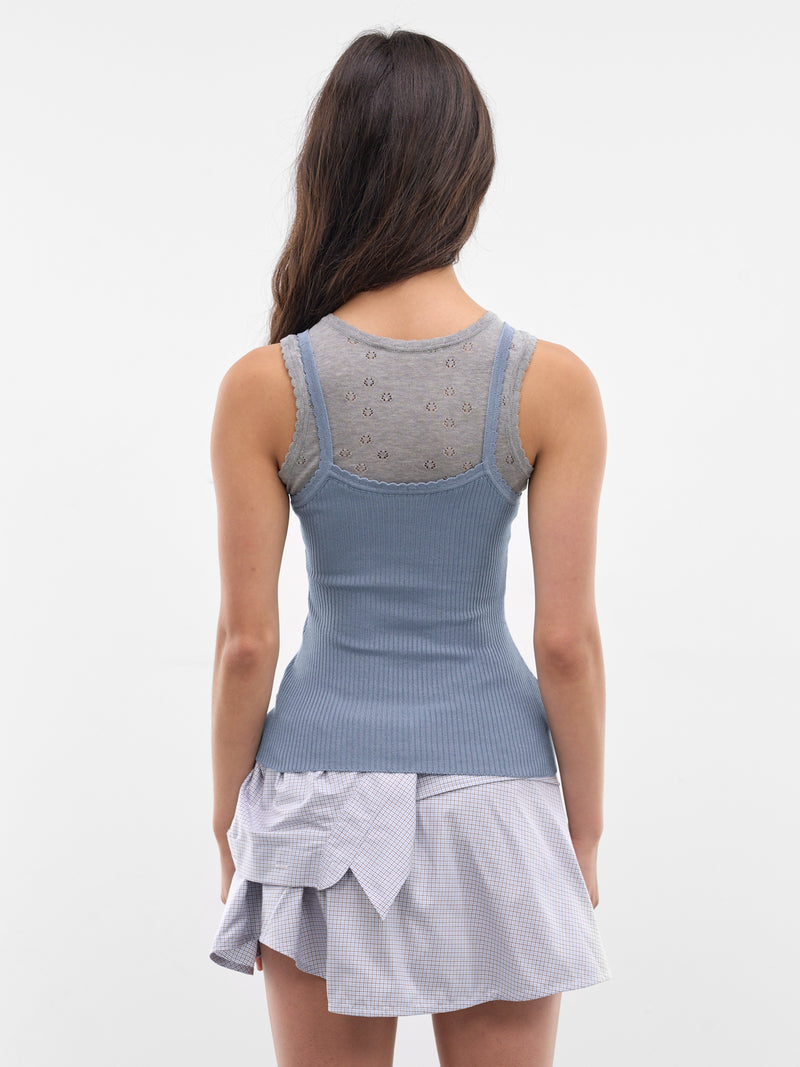 August Barron Layered Double Tank | H.Lorenzo - back