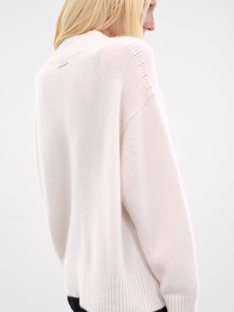Ivory Cashmere Claws Sweater (K1002-IVORY)