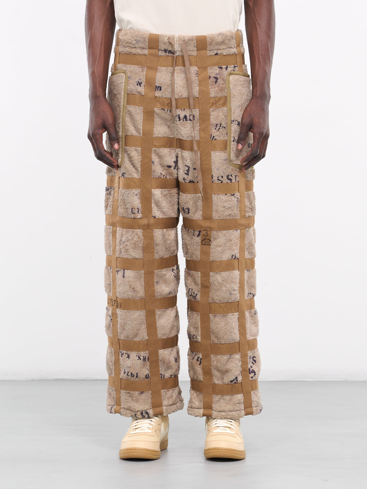 Prisoner Craft Tattersall Easy Pants (K2311LP148-BEIGE)