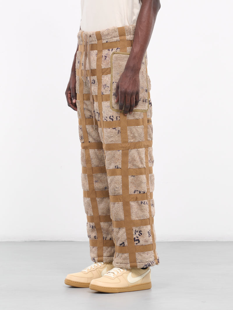 Prisoner Craft Tattersall Easy Pants (K2311LP148-BEIGE)