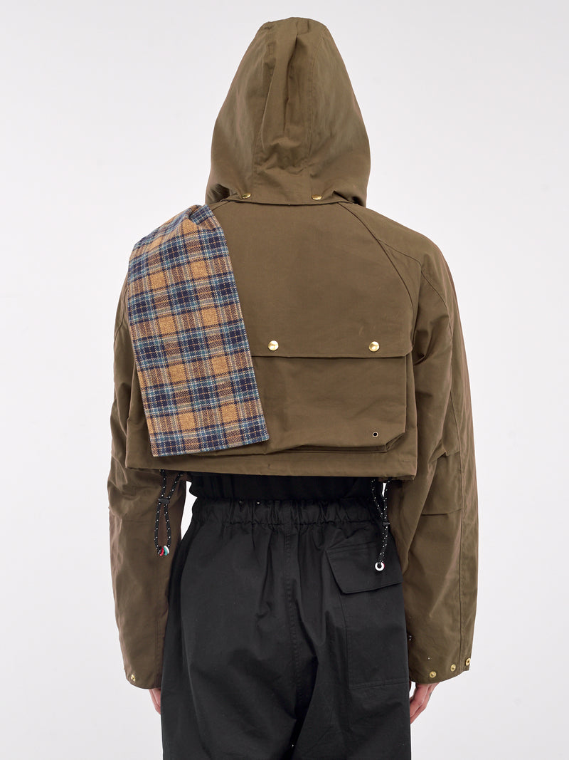 Oil Coated Rabbit Gale Parka (K2410LJ085-KHAKI)