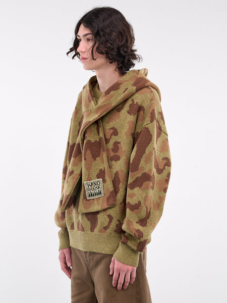 新品◎ NUEbyas Wool Rever Hoodie キャメル
