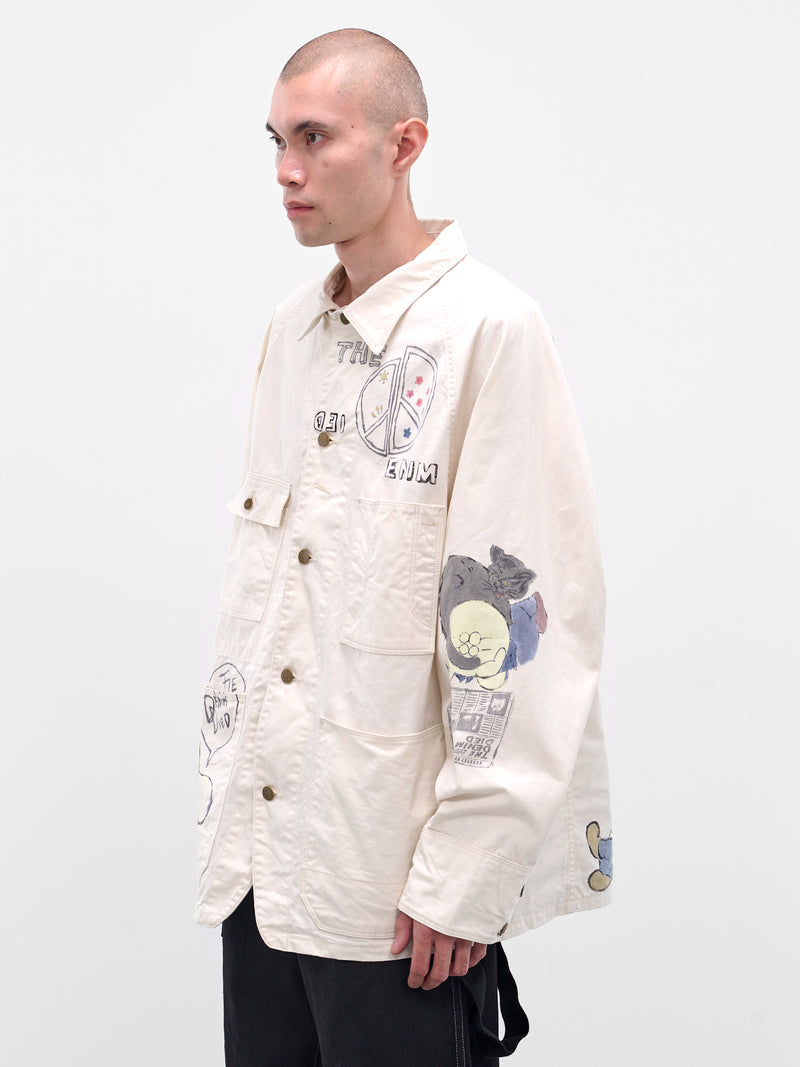 White Muratwill Cactus Beer Jacket (K2503LJ083-NAT-NATURAL)